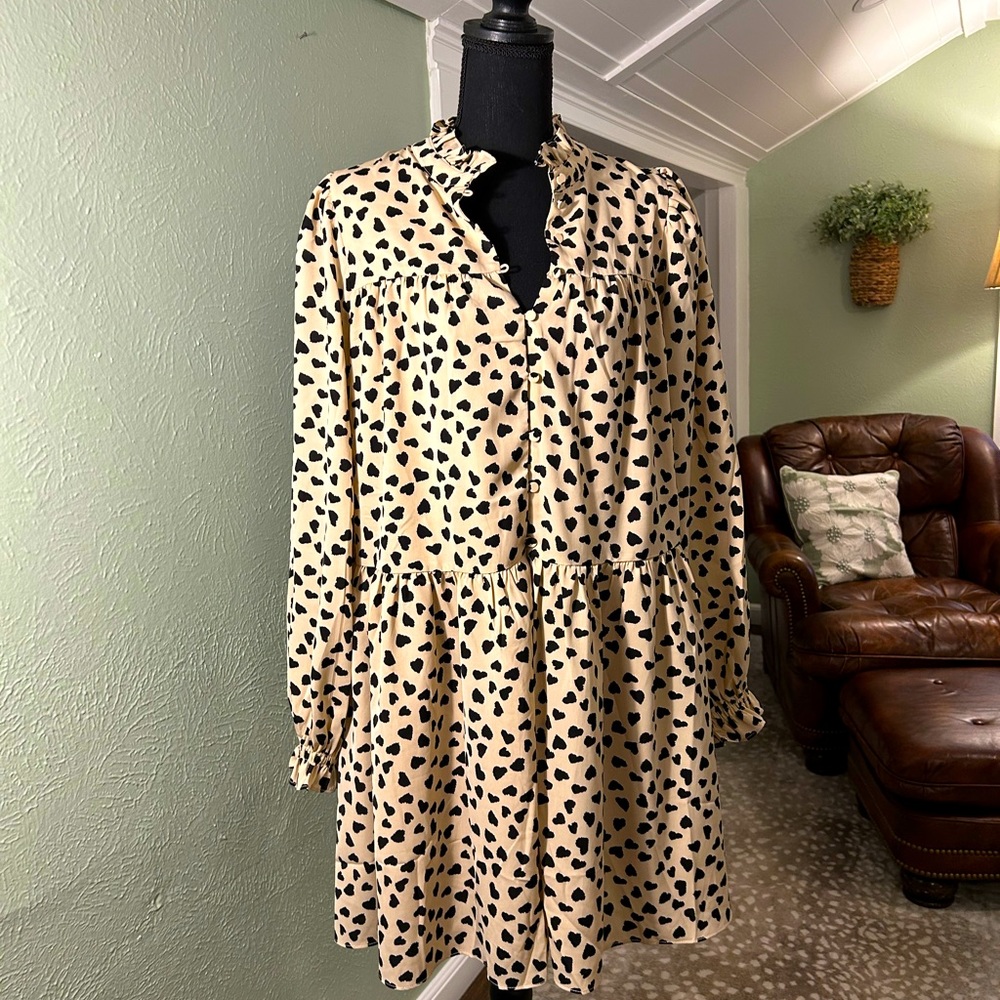 Fun English Factory mini heart dress